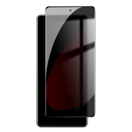 For Xiaomi 12S Kalebol Curved High-Aluminum Screen-Printed Full-Coverage Anti-Fingerprint Black-Border Privacy Tempered Glass Film