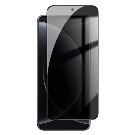 For Xiaomi 15 Ultra Kalebol Curved High-Aluminum Screen-Printed Full-Coverage Anti-Fingerprint Black-Border Privacy Tempered Glass Film