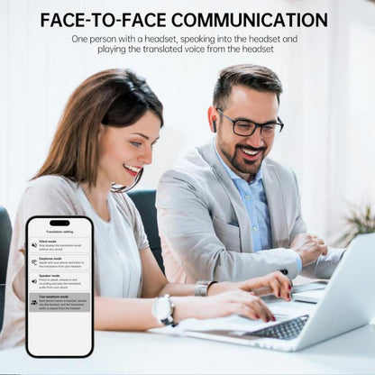 JM19 Touchscreen Color Screen ANC Active Noise Reduction Wireless Bluetooth Earphone with Translator(Black) - TWS Earphone by buy2fix | Online Shopping UK | buy2fix