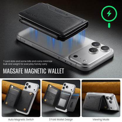 MAGKING K3 Pro Series MagSafe RFID Card Bag(Black) - Adhesive Card Holders by MAGKING | Online Shopping UK | buy2fix