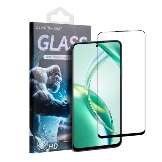 For Honor 200 Smart Do As You Wish Silk Screen Printed HD Tempered Glass Film(Black)
