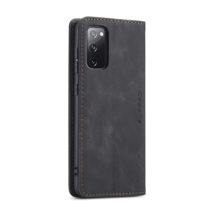 For Samsung Galaxy S20 FE CaseMe 013 Multifunctional Horizontal Flip Leather Case with Holder & Card Slot & Wallet(Black) - Galaxy S20 FE Cases by CaseMe | Online Shopping UK | buy2fix