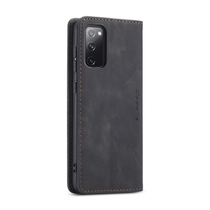 For Samsung Galaxy S20 FE CaseMe 013 Multifunctional Horizontal Flip Leather Case with Holder & Card Slot & Wallet(Black) - Galaxy S20 FE Cases by CaseMe | Online Shopping UK | buy2fix
