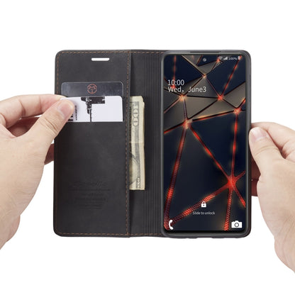 For Samsung Galaxy S20 FE CaseMe 013 Multifunctional Horizontal Flip Leather Case with Holder & Card Slot & Wallet(Black) - Galaxy S20 FE Cases by CaseMe | Online Shopping UK | buy2fix
