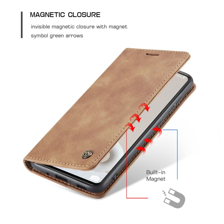 For Samsung Galaxy S20 FE CaseMe 013 Multifunctional Horizontal Flip Leather Case with Holder & Card Slot & Wallet(Brown) - Galaxy S20 FE Cases by CaseMe | Online Shopping UK | buy2fix