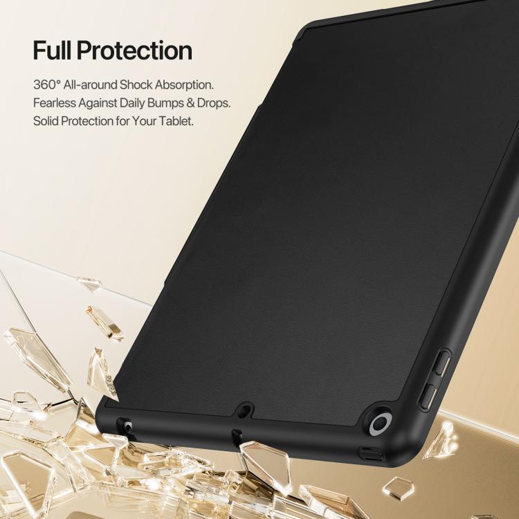 For iPad 10.2 2019 / 2020 / 2021 DUX DUCIS Vers Series PU + TPU Tablet Case(Black) - iPad 10.2 Cases by DUX DUCIS | Online Shopping UK | buy2fix