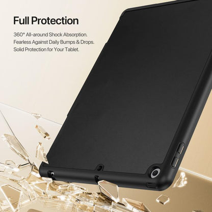 For iPad 10.2 2019 / 2020 / 2021 DUX DUCIS Vers Series PU + TPU Tablet Case(Black) - iPad 10.2 Cases by DUX DUCIS | Online Shopping UK | buy2fix