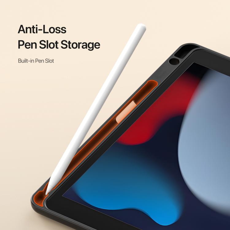 For iPad 10.2 2019 / 2020 / 2021 DUX DUCIS Vers Series PU + TPU Tablet Case(Black) - iPad 10.2 Cases by DUX DUCIS | Online Shopping UK | buy2fix