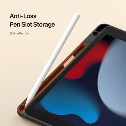 For iPad 10.2 2019 / 2020 / 2021 DUX DUCIS Vers Series PU + TPU Tablet Case(Black) - iPad 10.2 Cases by DUX DUCIS | Online Shopping UK | buy2fix