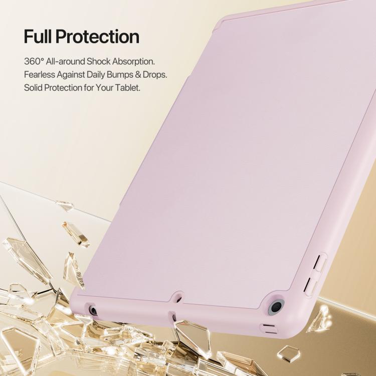 For iPad 10.2 2019 / 2020 / 2021 DUX DUCIS Vers Series PU + TPU Tablet Case(Pink) - iPad 10.2 Cases by DUX DUCIS | Online Shopping UK | buy2fix