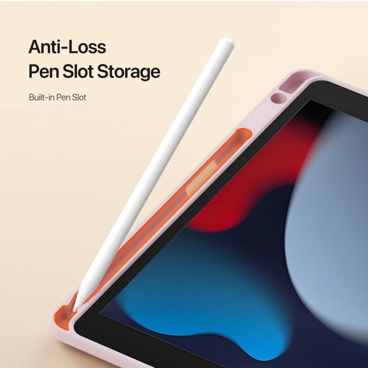 For iPad 10.2 2019 / 2020 / 2021 DUX DUCIS Vers Series PU + TPU Tablet Case(Pink) - iPad 10.2 Cases by DUX DUCIS | Online Shopping UK | buy2fix