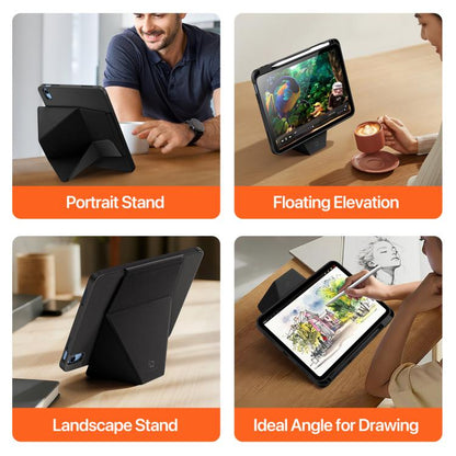 For iPad 2022 / 2025 DUX DUCIS Vers Series PU + TPU Tablet Case(Black) - iPad 2025 / 2022 Cases by DUX DUCIS | Online Shopping UK | buy2fix