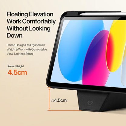 For iPad 2022 / 2025 DUX DUCIS Vers Series PU + TPU Tablet Case(Black) - iPad 2025 / 2022 Cases by DUX DUCIS | Online Shopping UK | buy2fix