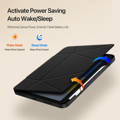 For iPad 2022 / 2025 DUX DUCIS Vers Series PU + TPU Tablet Case(Black) - iPad 2025 / 2022 Cases by DUX DUCIS | Online Shopping UK | buy2fix