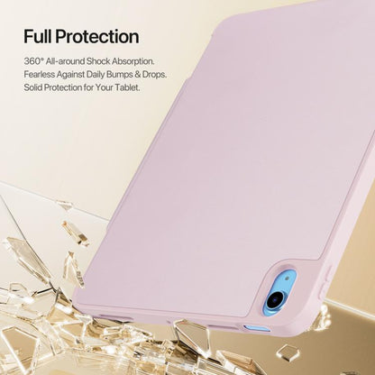 For iPad 2022 / 2025 DUX DUCIS Vers Series PU + TPU Tablet Case(Pink) - iPad 2025 / 2022 Cases by DUX DUCIS | Online Shopping UK | buy2fix