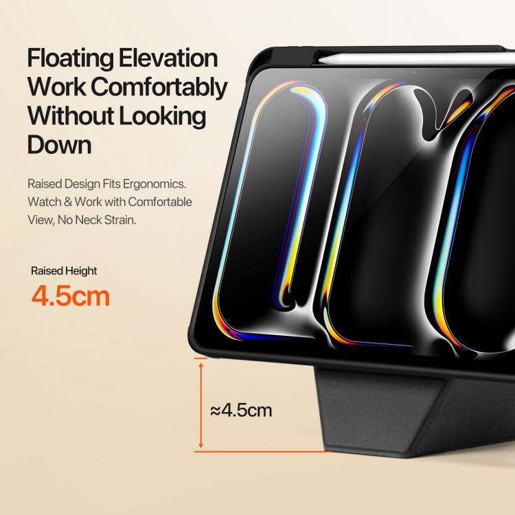 For iPad Pro 11 2025 / 2024 DUX DUCIS Vers Series PU + TPU Tablet Case(Black) - iPad Pro 11 2025 / 2024 Cases by DUX DUCIS | Online Shopping UK | buy2fix