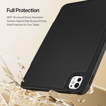 For iPad Pro 11 2025 / 2024 DUX DUCIS Vers Series PU + TPU Tablet Case(Black) - iPad Pro 11 2025 / 2024 Cases by DUX DUCIS | Online Shopping UK | buy2fix