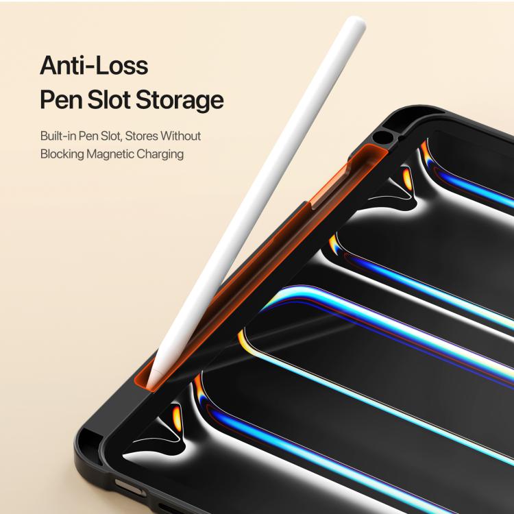 For iPad Pro 11 2025 / 2024 DUX DUCIS Vers Series PU + TPU Tablet Case(Black) - iPad Pro 11 2025 / 2024 Cases by DUX DUCIS | Online Shopping UK | buy2fix