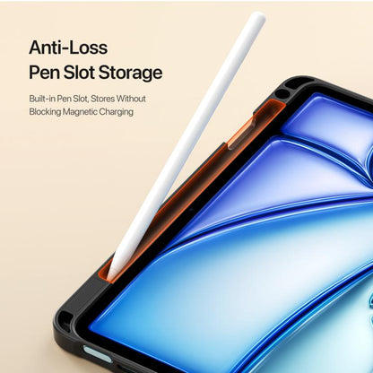 For iPad Air 11 2024 / 2025 DUX DUCIS Vers Series PU + TPU Tablet Case(Black) - iPad Air 11 2025 / 2024 Cases by DUX DUCIS | Online Shopping UK | buy2fix