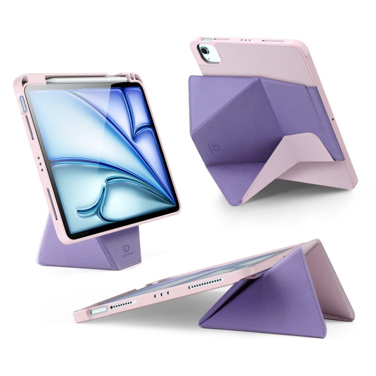 For iPad Air 11 2024 / 2025 DUX DUCIS Vers Series PU + TPU Tablet Case(Pink) - iPad Air 11 2025 / 2024 Cases by DUX DUCIS | Online Shopping UK | buy2fix