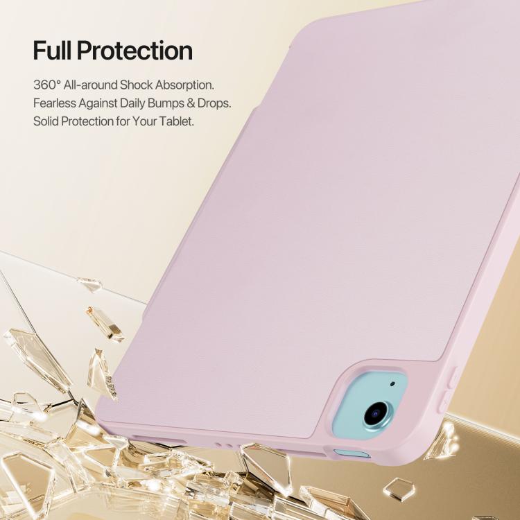 For iPad Air 11 2024 / 2025 DUX DUCIS Vers Series PU + TPU Tablet Case(Pink) - iPad Air 11 2025 / 2024 Cases by DUX DUCIS | Online Shopping UK | buy2fix