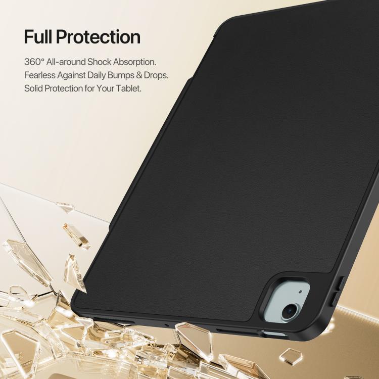 For iPad Air 13 2025 / 2024 DUX DUCIS Vers Series PU + TPU Tablet Case(Black) - iPad Air 13 2025 / 2024 Cases by DUX DUCIS | Online Shopping UK | buy2fix