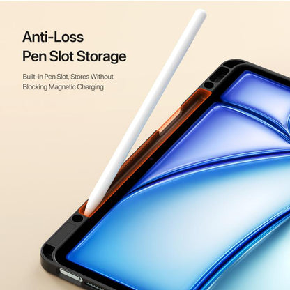 For iPad Air 13 2025 / 2024 DUX DUCIS Vers Series PU + TPU Tablet Case(Black) - iPad Air 13 2025 / 2024 Cases by DUX DUCIS | Online Shopping UK | buy2fix