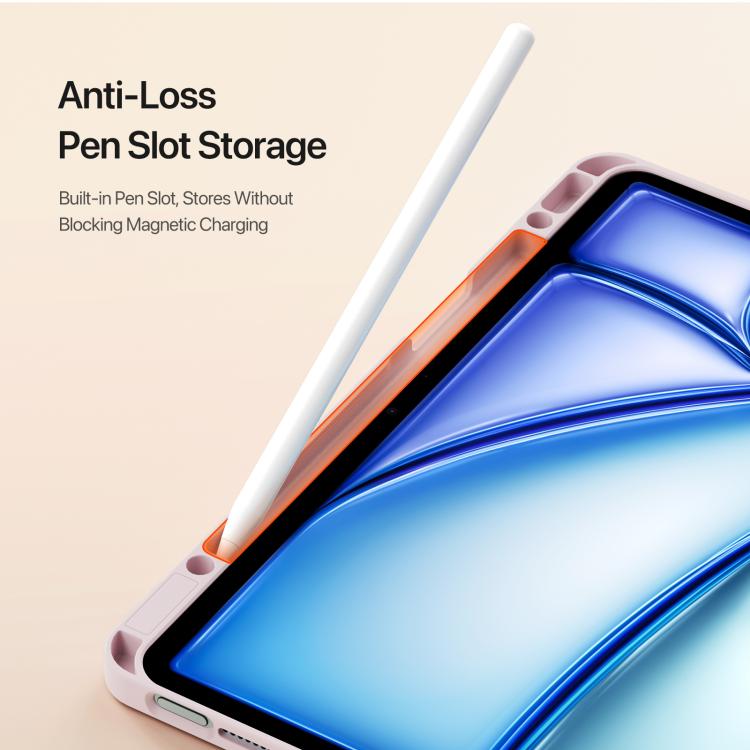 For iPad Air 13 2025 / 2024 DUX DUCIS Vers Series PU + TPU Tablet Case(Pink) - iPad Air 13 2025 / 2024 Cases by DUX DUCIS | Online Shopping UK | buy2fix