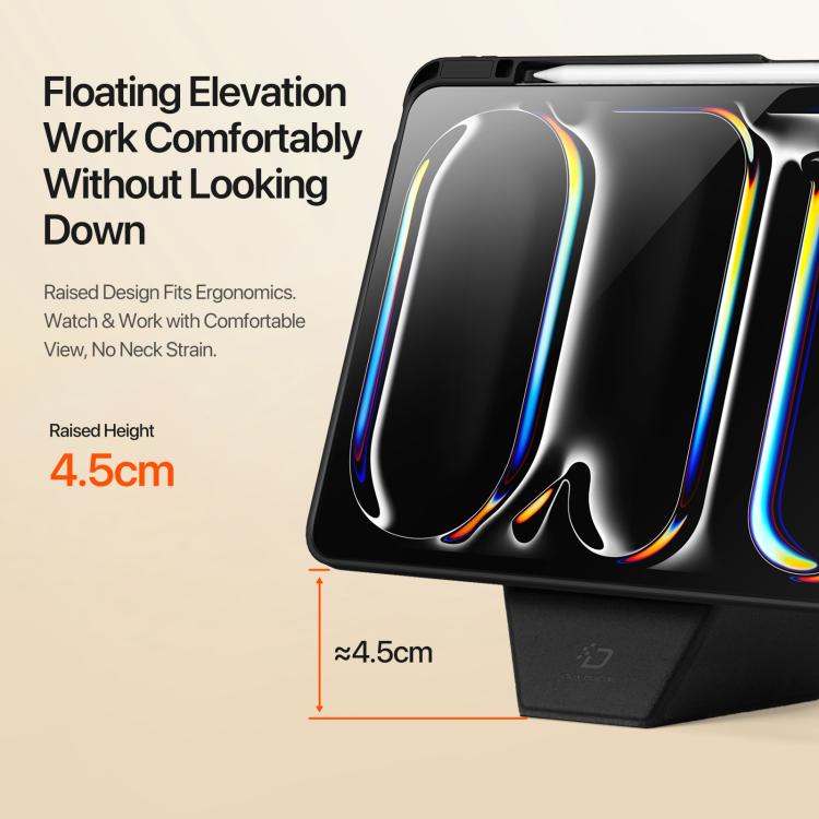 For iPad Pro 13 2024 / 2025 DUX DUCIS Vers Series PU + TPU Tablet Case(Black) - iPad Pro 13 2025 / 2024 Cases by DUX DUCIS | Online Shopping UK | buy2fix