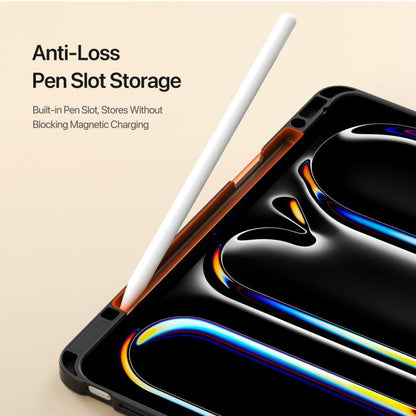 For iPad Pro 13 2024 / 2025 DUX DUCIS Vers Series PU + TPU Tablet Case(Black) - iPad Pro 13 2025 / 2024 Cases by DUX DUCIS | Online Shopping UK | buy2fix