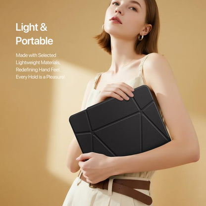 For iPad Pro 13 2024 / 2025 DUX DUCIS Vers Series PU + TPU Tablet Case(Black) - iPad Pro 13 2025 / 2024 Cases by DUX DUCIS | Online Shopping UK | buy2fix