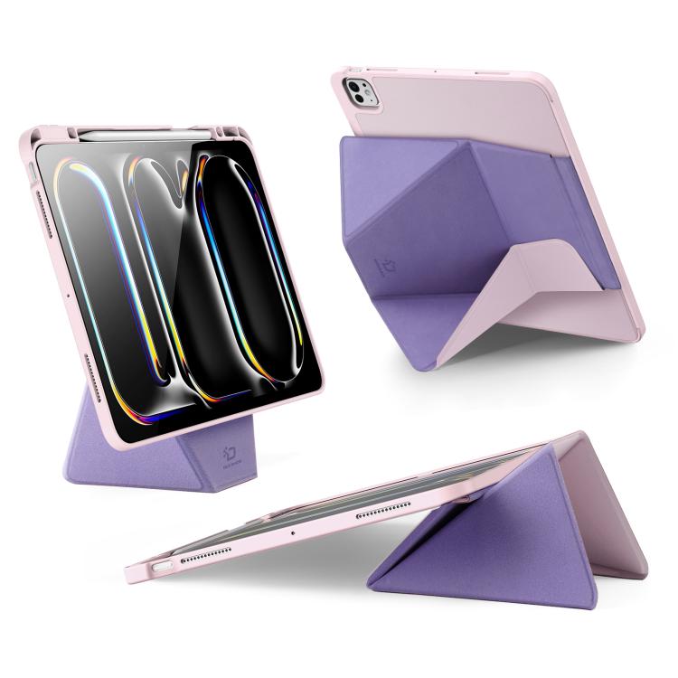 For iPad Pro 13 2024 / 2025 DUX DUCIS Vers Series PU + TPU Tablet Case(Pink) - iPad Pro 13 2025 / 2024 Cases by DUX DUCIS | Online Shopping UK | buy2fix