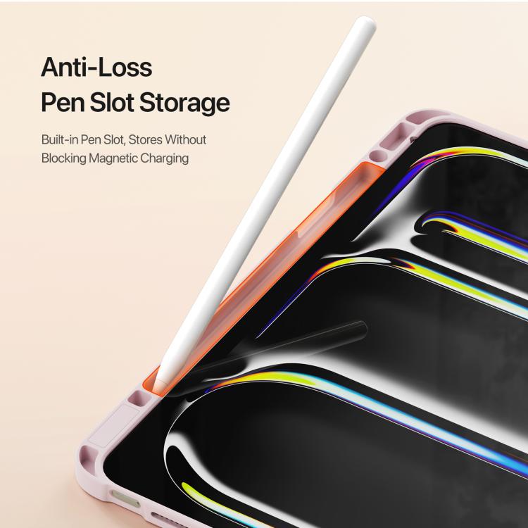 For iPad Pro 13 2024 / 2025 DUX DUCIS Vers Series PU + TPU Tablet Case(Pink) - iPad Pro 13 2025 / 2024 Cases by DUX DUCIS | Online Shopping UK | buy2fix