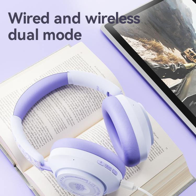 GT-3 Wireless Bluetooth Stereo ANC Gaming Music Headphone(Purple) - Headset & Headphone by buy2fix | Online Shopping UK | buy2fix