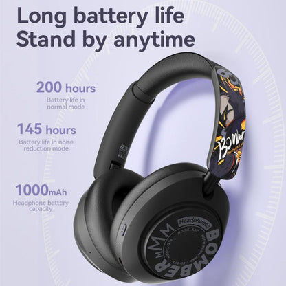 GT-3 Wireless Bluetooth Stereo ANC Gaming Music Headphone with 2.4G USB Drive(Black) - Headset & Headphone by buy2fix | Online Shopping UK | buy2fix
