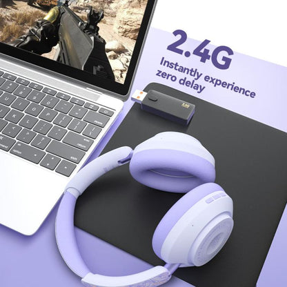 GT-3 Wireless Bluetooth Stereo ANC Gaming Music Headphone with 2.4G USB Drive(Black) - Headset & Headphone by buy2fix | Online Shopping UK | buy2fix