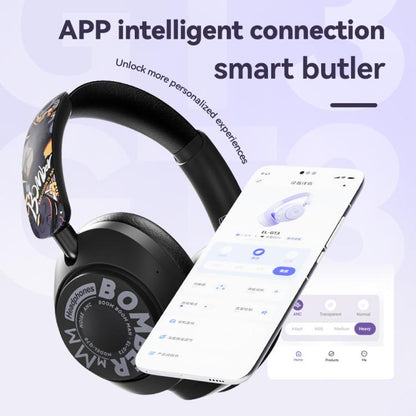 GT-3 Wireless Bluetooth Stereo ANC Gaming Music Headphone with 2.4G USB Drive(Purple) - Headset & Headphone by buy2fix | Online Shopping UK | buy2fix