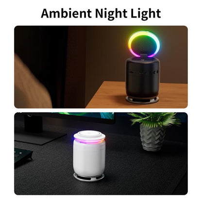 C52 Foldable 5 in 1 Desktop Magnetic Wireless Charging Bluetooth Speaker(Orange) - Multifunction Charger by buy2fix | Online Shopping UK | buy2fix