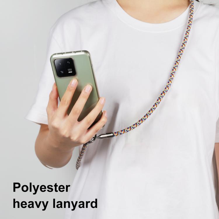 120cm 240W Type-C to Type-C Data Charging Cable Crossbody Phone Lanyard(Pink) - Lanyards & Wrist Straps by buy2fix | Online Shopping UK | buy2fix