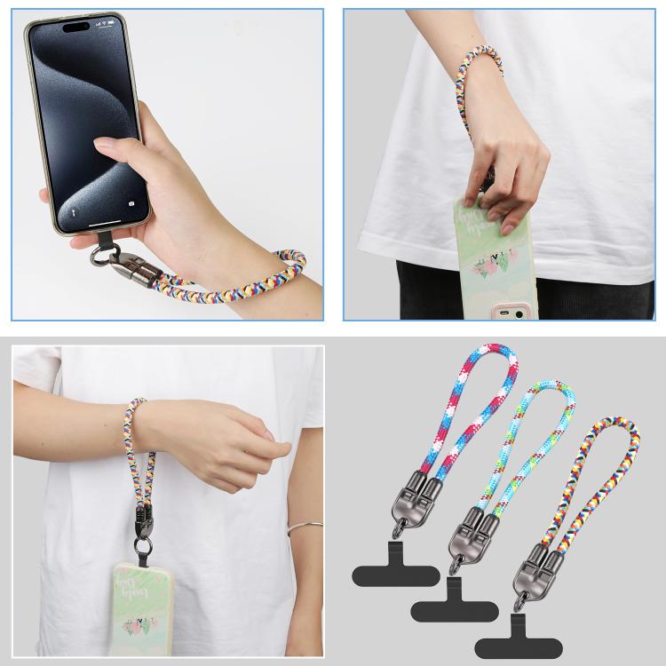 30cm 240W Type-C to Type-C Data Charging Cable Phone Anti-lost Wrist Short Strap(Black) - Lanyards & Wrist Straps by buy2fix | Online Shopping UK | buy2fix