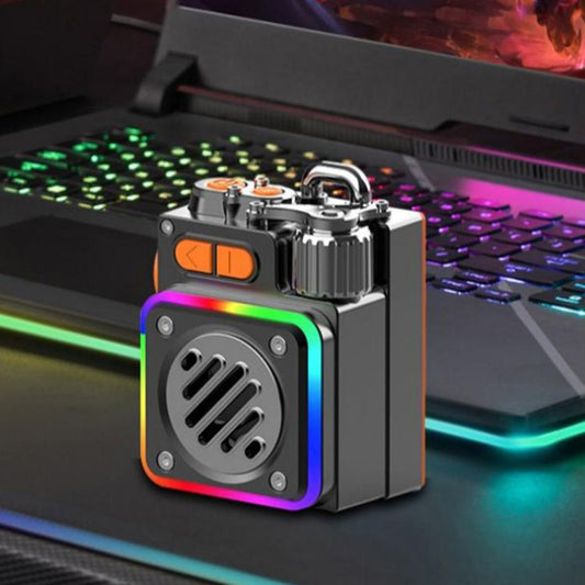 DK06 Portable RGB Light Bluetooth 5.4 Wireless Speaker(Gun Color) - Mini Speaker by buy2fix | Online Shopping UK | buy2fix