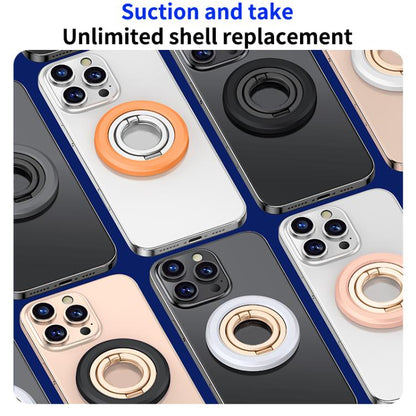 360 Degree Rotation Double Ring Magnetic MagSafe Phone Holder(Black) - Ring Holder by buy2fix | Online Shopping UK | buy2fix