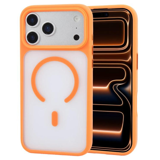 For iPhone 18 Pro Max / 17 Pro Max GEBEI Jazz Series Skin Feel Frosted MagSafe Phone Case(Orange)