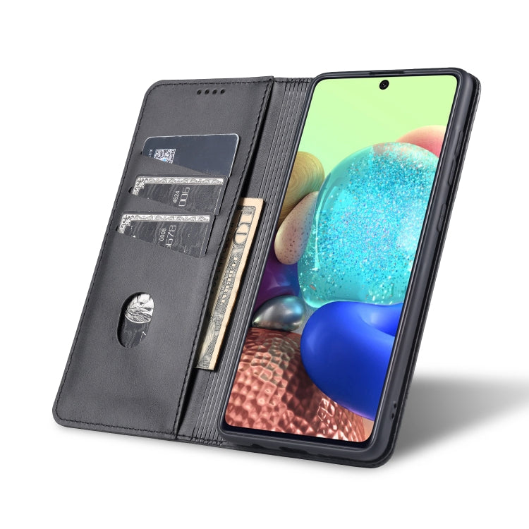 For Huawei P40 Pro AZNS Magnetic Calf Texture Horizontal Flip Leather Case with Card Slots & Holder & Wallet(Black) - Huawei Cases by AZNS | Online Shopping UK | buy2fix