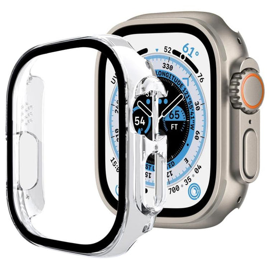 For Apple Watch Ultra 3 / 2 / 1 49mm xDfind Tempered Glass Film Integrated PC Watch Cover(Transparent)