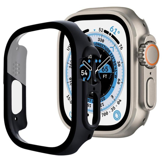 For Apple Watch Series 3 / 2 / 1 42mm xDfind Tempered Glass Film Integrated PC Watch Cover(Black)
