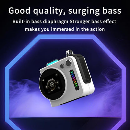 G300 Smart LED Screen Portable Bluetooth 5.4 Wireless Speaker(White) - Mini Speaker by buy2fix | Online Shopping UK | buy2fix