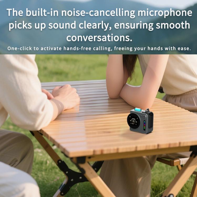 G300 Smart LED Screen Portable Bluetooth 5.4 Wireless Speaker(White) - Mini Speaker by buy2fix | Online Shopping UK | buy2fix