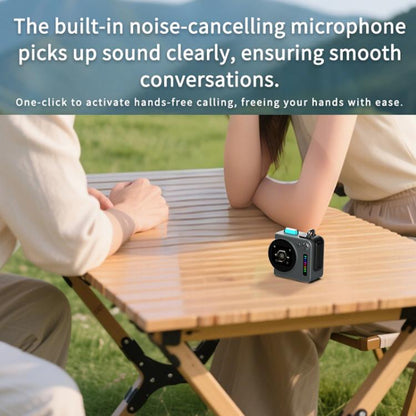 G300 Smart LED Screen Portable Bluetooth 5.4 Wireless Speaker(White) - Mini Speaker by buy2fix | Online Shopping UK | buy2fix