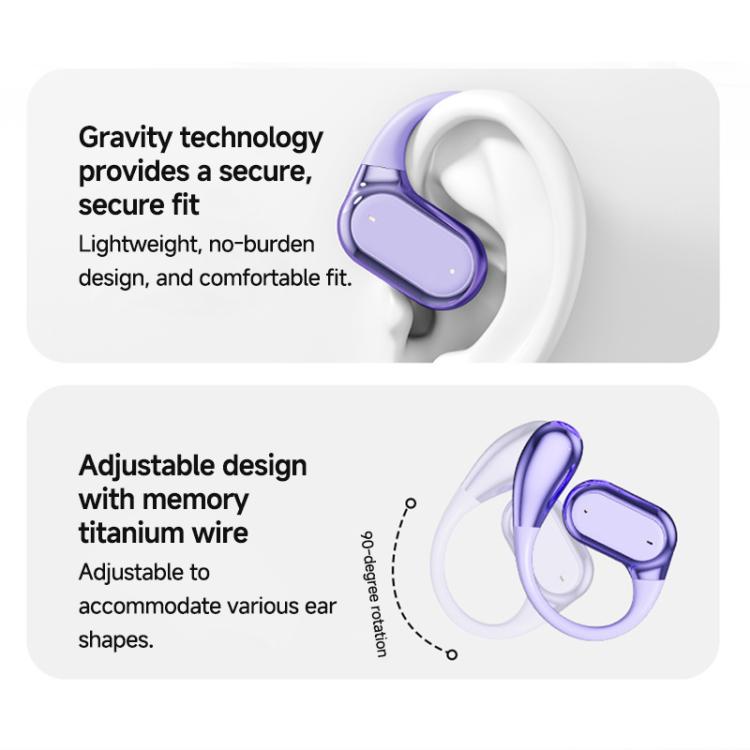 Q22 TWS Zero Gravity Ear-hook Wireless Bluetooth Earphone(Khaki) - TWS Earphone by buy2fix | Online Shopping UK | buy2fix